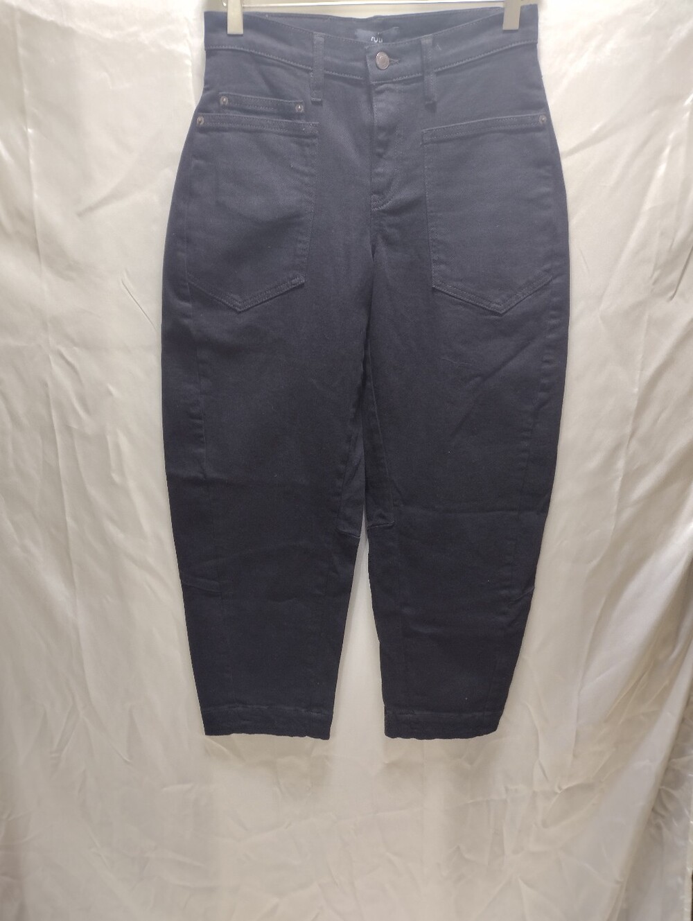 NWT Ruti Women's The Slouchy Jeans 2.0 Dusted Black Barrel Leg Sz 4 - Picture 2 of 12